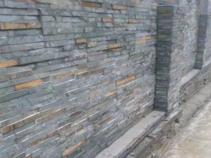 Natural Landscaping Exterior Wall Stone Panels Outdoor Slate Walls Cladding Tile